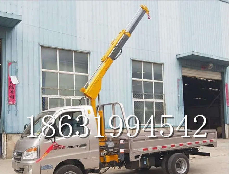 东沙群岛随车吊机货车出租悬臂吊机遥控升降机2吨出租随车吊机